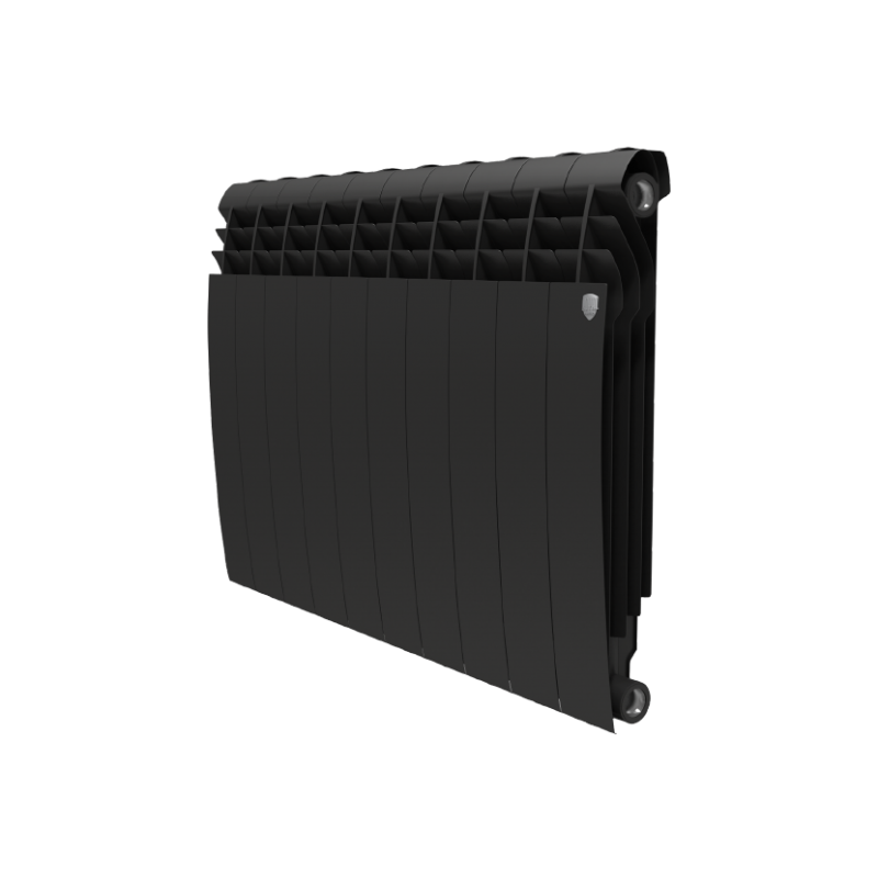 Bimetal radiator BiLiner 500 /10 ribs Black Bimetal radiators