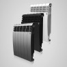 Bimetal radiator BiLiner 500/8 ribs Black Bimetal radiators