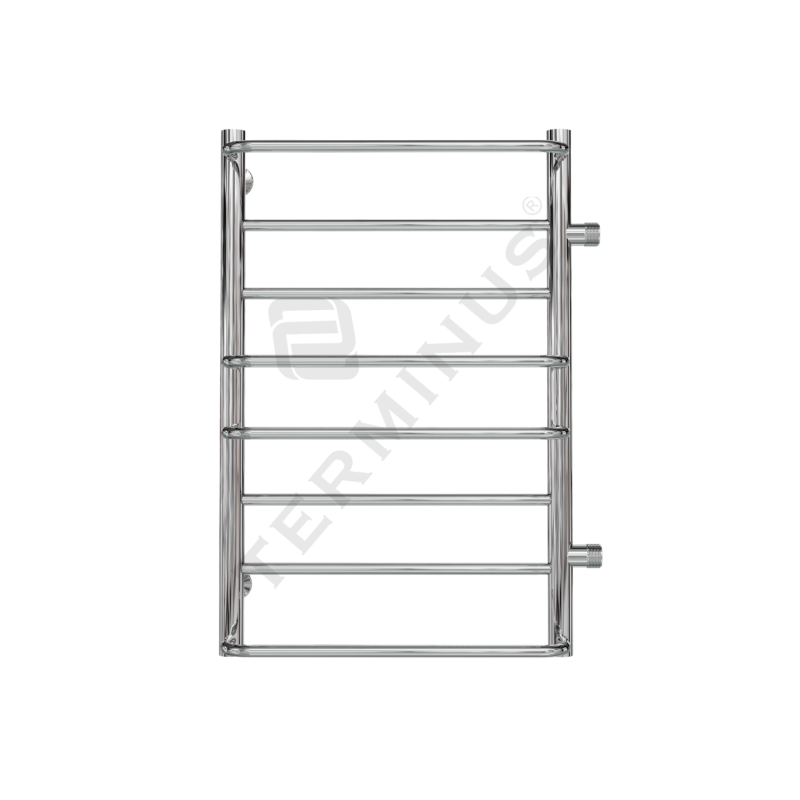 Towel Warmer EUROMIX 577x800/500-1" C8 side connection Water heated towel side connection