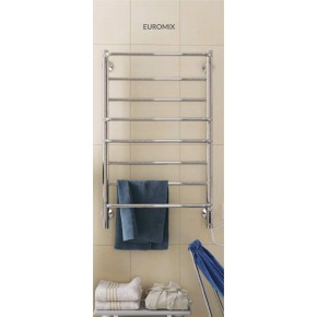 Electric Towel Warmer Euromix 500x850 C8 StSteel Electric Heated Towel Rails