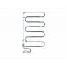 Electric towel warmer ANGIS 4B 520x780/100W StSteel turning Electric Heated Towel Rails